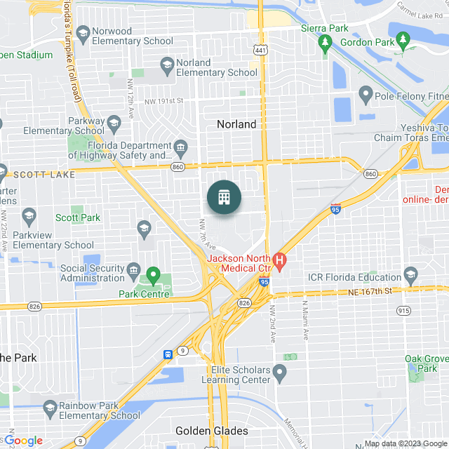 Map of Parc Place Apartments, a Multifamily real estate investment opportunity in Miami, FL listed on the CrowdStreet Marketplace. 