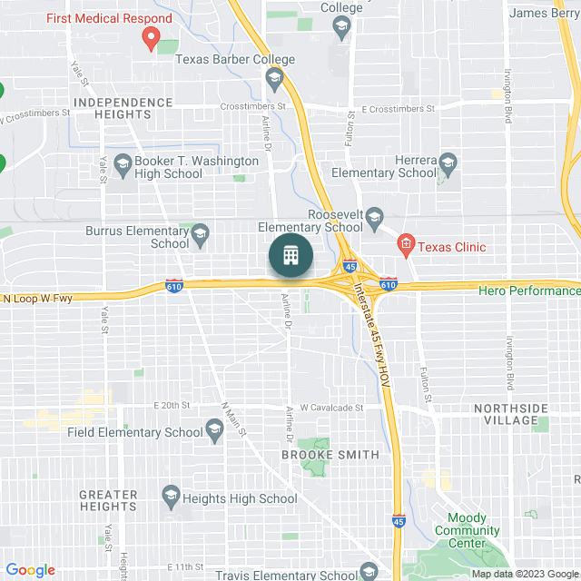 Map of Park Central Plaza One, a Office real estate investment opportunity in Houston, TX listed on the CrowdStreet Marketplace. 