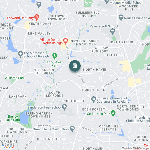 Map of Sommerset Place, a Multifamily real estate investment opportunity in Raleigh, NC listed on the CrowdStreet Marketplace. 