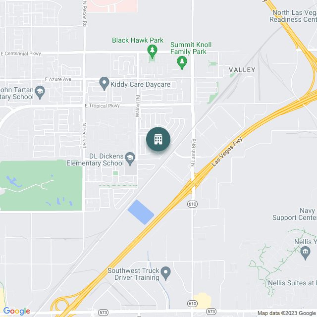 Map of North Vegas Industrial Development, a Industrial real estate investment opportunity in North Las Vegas, NV listed on the CrowdStreet Marketplace. 