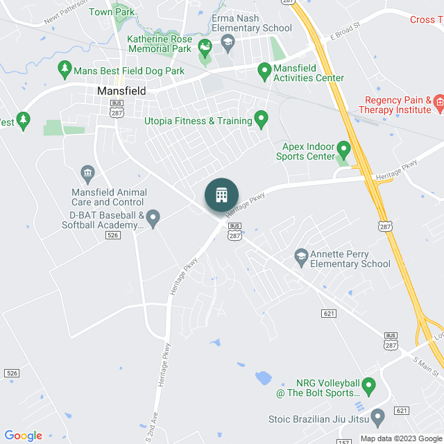 Map of Haven at Mansfield, a Multifamily real estate investment opportunity in Mansfield, TX listed on the CrowdStreet Marketplace. 