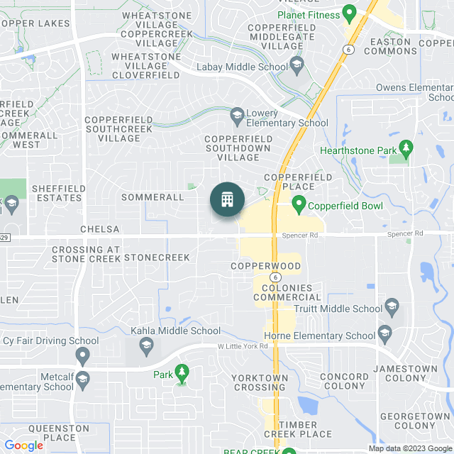 Map of Westmount At Copper Mill, a Multifamily real estate investment opportunity in Houston, TX listed on the CrowdStreet Marketplace. 