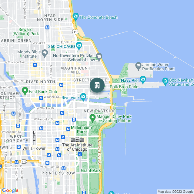 Map of 400 North McClurg Court, a Multifamily real estate investment opportunity in Chicago, IL listed on the CrowdStreet Marketplace. 