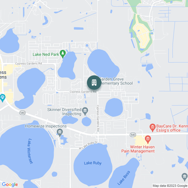 Map of Arbours at Garden Grove, a Multifamily real estate investment opportunity in Winter Haven, FL listed on the CrowdStreet Marketplace. 