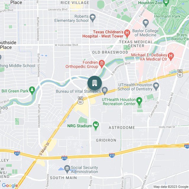 Map of Domain at Kirby, a Multifamily real estate investment opportunity in Houston, TX listed on the CrowdStreet Marketplace. 