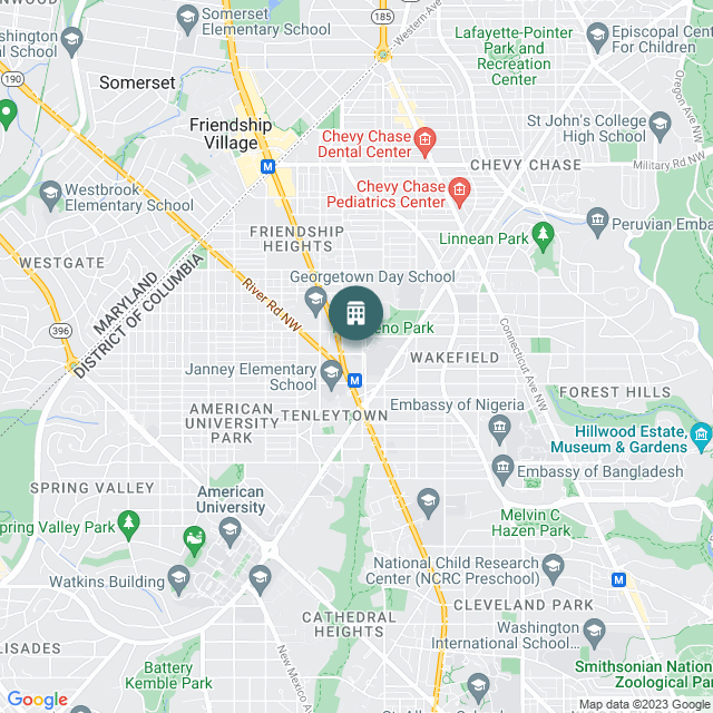 Map of Frequency Apartments Washington, D.C., a Multifamily real estate investment opportunity in Washington, DC listed on the CrowdStreet Marketplace. 