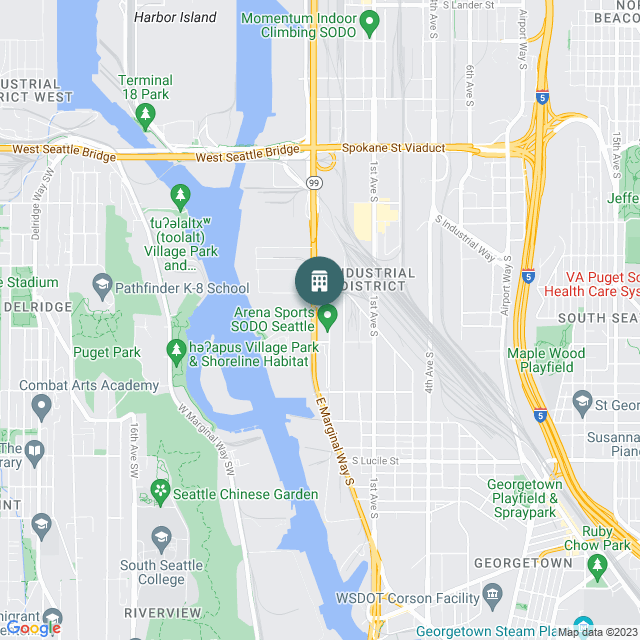 Map of South Seattle Business Park, a Mixed Use real estate investment opportunity in Seattle, WA listed on the CrowdStreet Marketplace. 