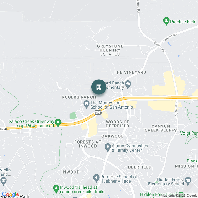 Map of Vineyard Springs, a Multifamily real estate investment opportunity in San Antonio, TX listed on the CrowdStreet Marketplace. 