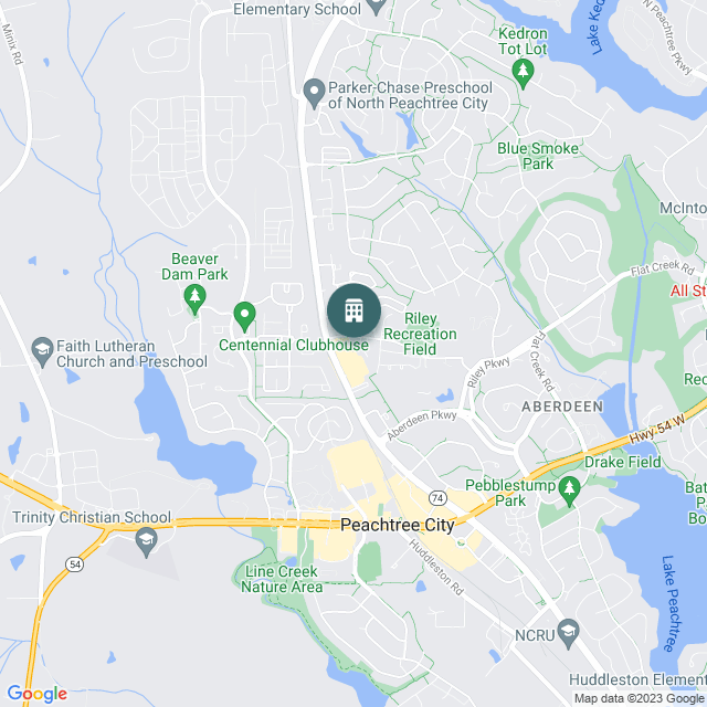 Map of Fairfield Inn & Suites Note Offering, a Hotel / Hospitality real estate investment opportunity in PeachTree City, GA listed on the CrowdStreet Marketplace. 