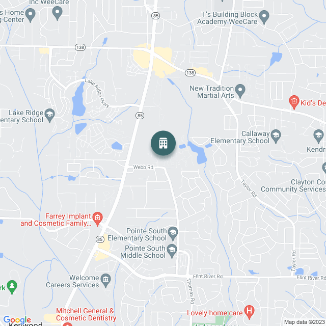 Map of Wynthrope Forest Apartments, a Multifamily real estate investment opportunity in Riverdale, GA listed on the CrowdStreet Marketplace. 