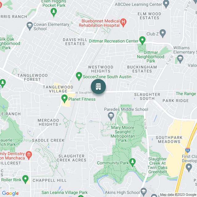 Map of Iron Rock Ranch, a Multifamily real estate investment opportunity in Austin, TX listed on the CrowdStreet Marketplace. 