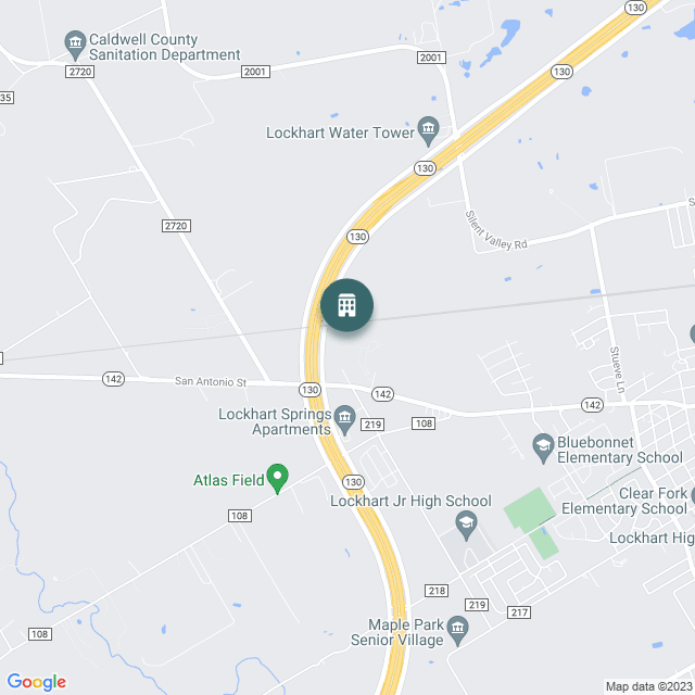 Map of The Stanton, a Multifamily real estate investment opportunity in Lockhart, TX listed on the CrowdStreet Marketplace. 