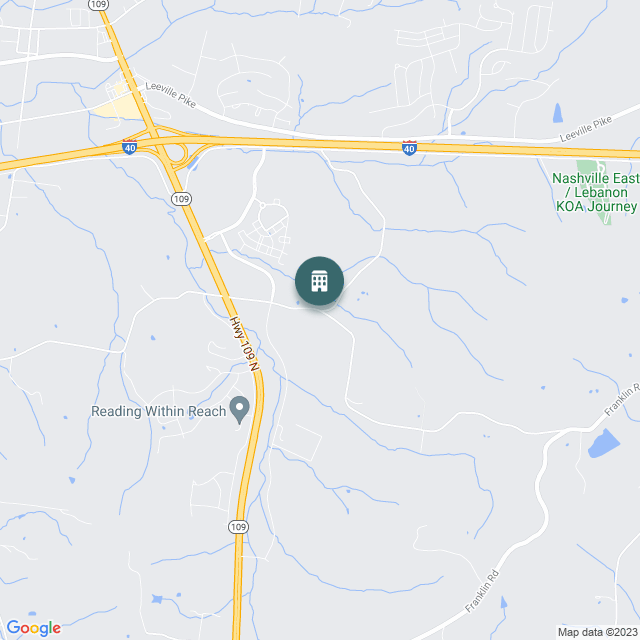 Map of East Nashville’s Callis Road Industrial Development, a Industrial real estate investment opportunity in Lebanon, TN listed on the CrowdStreet Marketplace. 