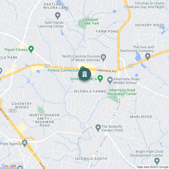 Map of Summit Ridge Apartments, a Multifamily real estate investment opportunity in Charlotte, NC listed on the CrowdStreet Marketplace. 