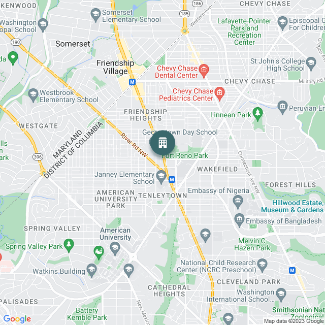 Map of Broadcast Apartments Washington, D.C., a Multifamily real estate investment opportunity in Washington, DC listed on the CrowdStreet Marketplace. 