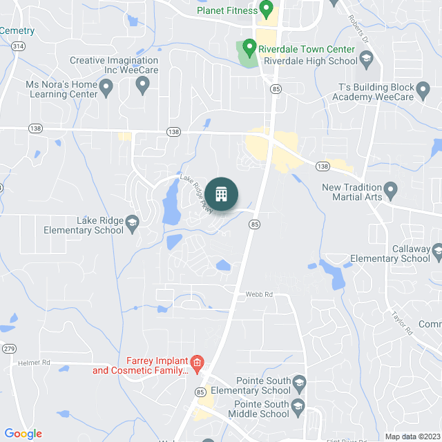 Map of Shadow Ridge, a Multifamily real estate investment opportunity in Riverdale, GA listed on the CrowdStreet Marketplace. 