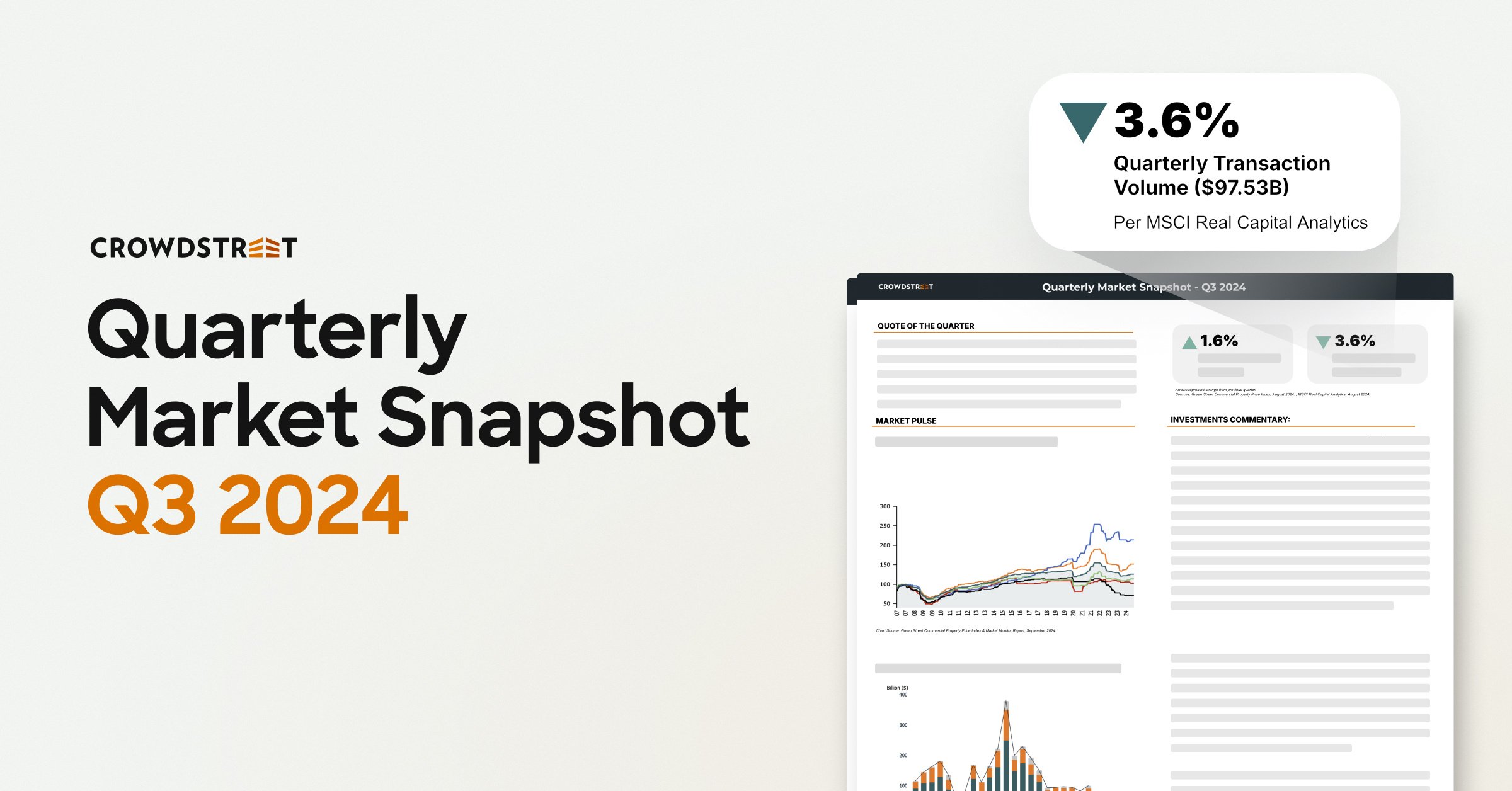 Q3 2024 Commercial Real Estate Market Report - CrowdStreet